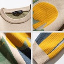 Jarný jesenný pánsky sveter úplne nový pulóver Kni Ďalšia farba bezfarebný