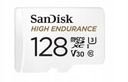 Karta pamięci microSD do wideorejestratora SanDisk High Endurance 128 GB