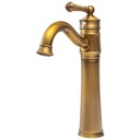 BATERIA UMYWALKOWA WYSOKA RETRO STARE ZŁOTO