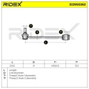 RIDEX 3229S0262 BARRE DE LIAISON SUPPORT STABILISATEURphoto 8