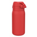 Красная стальная бутылка, элегантная бутылка для воды для школьного офиса ION8 0,4 л
