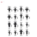2× CLIPS STAKES CLAMPS TAKER DO DOOR CARD CAR AUTOMOTIVE KIT OUTLET  photo 12