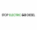 Наклейка Stop Electric Go Diesel