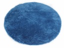 Ковер Плюшевый круг SOFTI BLUE Плюшевый круг 80