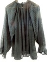 bluzka czarna z długim rękawem elegancka 38 m Model REGULAR
