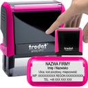 TRODAT STAMP 4913 НА 8 СТРОК ДИЗАЙН КОРПОРАТИВНОГО ЛИЧНОГО ОФИСА + ЛАСТИК