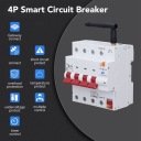 SMART CIRCUIT BREAKER ДЛЯ ZIGBEE 4P 63A OBWOD ВИМІРЮЮЧИЙ Z VQ  (17816228410) фото min 9