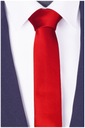 УЗКИЙ мужской галстук «Селедка» шириной 6 см, гладкий КРАСНЫЙ wp02