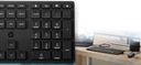 Tichá kancelárska klávesnica HP 320K Membránová USB čierna SLIM drôtová 1.8m Kód výrobcu 9SR37AA