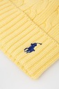 Polo Ralph Lauren bavlnená čiapka farba žltá bavlnená 455888196005 Veľkosť uniwersalny