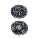 КУЛЬТИСТЫ СЕРЕБРЯНАЯ МЕТАЛЛИЧЕСКАЯ МОНЕТА 1 ПК РПГ РПГ