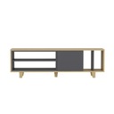 ROSMAR RTV СТОЛ-ШКАФ, дуб антрацит