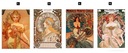 Reprodukcia Plagát Alfons Mucha Obrázok 40x60 VZORY Výška produktu 40 cm