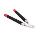 Нунчаки для дітей, дорослих, м'яка зручна рукоятка, металевий ланцюжок, червоний