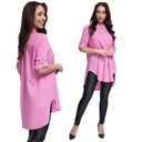 АСИММЕТРИЧНАЯ СВОБОДНАЯ ДЛИННАЯ РУБАШКА ЦВЕТА * S - 54