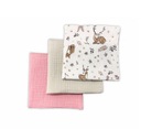 3Pack Pieluszki Ulewajki Chusteczki Muślinowe 30x30 Premium - Dolce Sonno