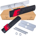 ЭМБЛЕМА AUDI S-LINE ЗНАК ЛОГОТИП РЕШЕТКА МАТОВЫЙ ЧЕРНЫЙ