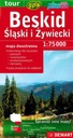 БЕСКИД-СЛЕНСКИЙ И ЖИВЕЦКИЙ ЛАМИНИРОВАННАЯ КАРТА ДЕМАРТ