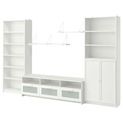 Ikea Billy / Brimne TV Cabinet, White, 340x41x202 см.