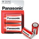 Panasonic Zinkovo-uhlíkové batérie RED 2x R20 D