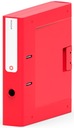 Бюджетная папка А4 ПЛАСТИКОВАЯ ЗАКРЫТАЯ 70мм moxom NEWBINDER RED