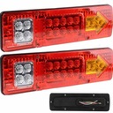 LAMPY LAMPA LEDOWE DO PRZYCZEPKI DIODOWA 12V SOLIDNA LAWETA Z PRZEWODEM LED