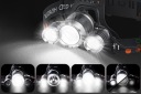 ЛІХТАРИК LED (СВІТЛОДІОД) ЛОБОВЕ 3 ШЕСТЕРНІ Z AKUMULATORAMI 18650  (10826781613) фото min 8