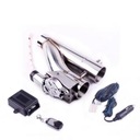 Выпускной дроссель 2,5 дюйма, 63 мм, ДВОЙНОЙ КЛАПАН + ДИСТАНЦИОННЫЙ