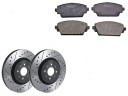 Диски SPORT GT сверленные SPORT + колодки передние ACCORD VI 6 1998-2002