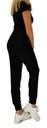 Bavlnené nohavice dámske vrecká s gumou v páse Model Spodnie dres bawełniane damskie sport kieszenie