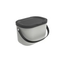 Корзина для сортировки мусора Rotho Albula 3,2 л BIO белая