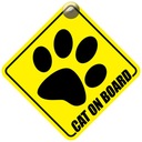 CAT ON BOARD - ПРИСОСКА ДЛЯ АВТОМОБИЛЯ - 012