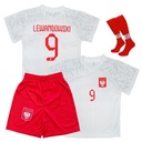 ФУТБОЛЬНАЯ ФОРМА LEWANDOWSKI ПОЛЬША + СПОРТИВНЫЙ КОСТЮМ ДЛЯ ДЕВОЧЕК 140 СМ