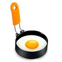 КРУГЛАЯ МЕТАЛЛИЧЕСКАЯ ФОРМА ДЛЯ ЯИЦ ФОРМА ДЛЯ ЯИЧНЫХ КОЛЬЦЕВ НЕРЖАВЕЮЩАЯ СТАЛЬ