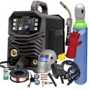 MIG-сварщик Spartus EasyMig 210 LED Synergy 200A Комплект баллонных редукторов