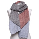 ТОНКИЙ, ЛЕТУЩИЙ ЖЕНСКИЙ ШАРФ ВЕСЕННИЙ ШАРФ ШАРФ, ГЕОМЕТРИЧЕСКИЕ УЗОРЫ МОРАЖ