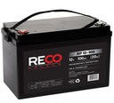 Гелевая батарея 12 Вольт 100 Ач Reco Источник питания для фотоэлектрических систем хранения энергии