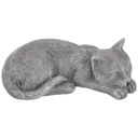 СТАТУЯ ПАМЯТИ ЖИВОТНОГО СПЯЩИЙ КОШКА НА УЛИЦЕ