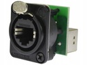 NEUTRIK NE8FDP-B Панельная розетка RJ45 EtherCon