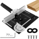 АЛЮМИНИЕВАЯ ПЛИТА ДЛЯ ФРЕЗЕРНОГО СТАНКА ВСТАВКИ ДЛЯ СТОЛА ЧЕРНАЯ ПЛИТА