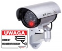 ATRAPA KAMERY IR LED KAMERA ZEWNĘTRZNA Z DIODĄ