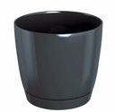 ЦВЕТОЧНЫЙ ГОРШОК С ПОДСТАВКОЙ COUBI DUOP155 ГРАФИТ