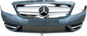 Mercedes B 246 передний бампер Решетка Led хром PDC