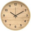 Современные настенные часы с механизмом хода, Дерево, 25 см.