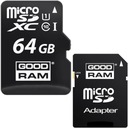КАРТА ПАМЯТИ 64 ГБ microSD Goodram + адаптер
