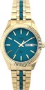 Женские золотые часы Timex Indiglo на браслете