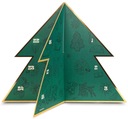 Адвент-календарь с чаем, 3D стоячая елка, подарочный набор ко Дню Святого Николая