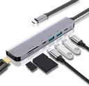 Адаптер HUB 7in1 USB-C HDMI PD SD для Macbook Air PRO