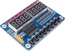 Дисплей, 8-значные светодиодные кнопки TM1638 Arduino