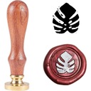 Pieczęć, stempel do wosku, laku wzór MONSTERA 2